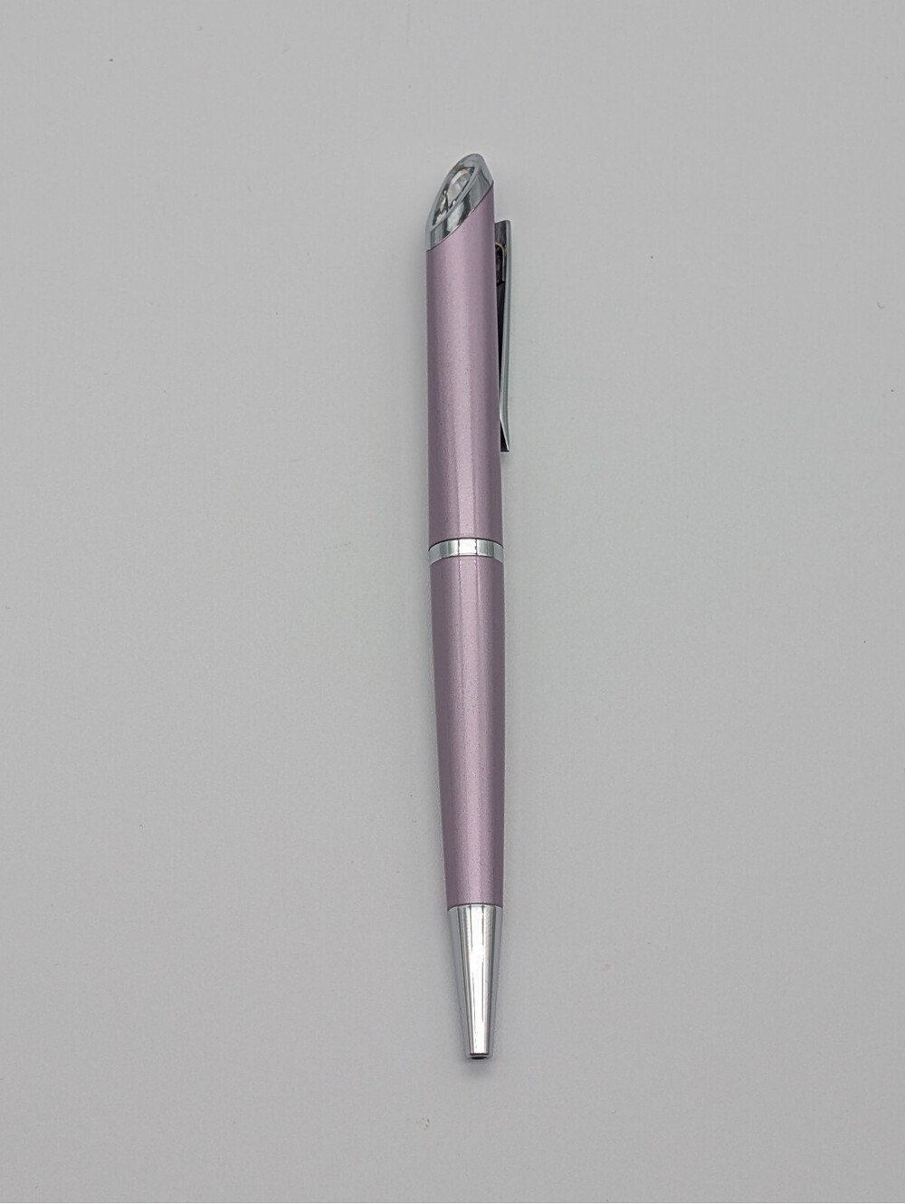 Swarovski Crystalline Ballpoint Pen - Short Version - Dusty Rose - No Box